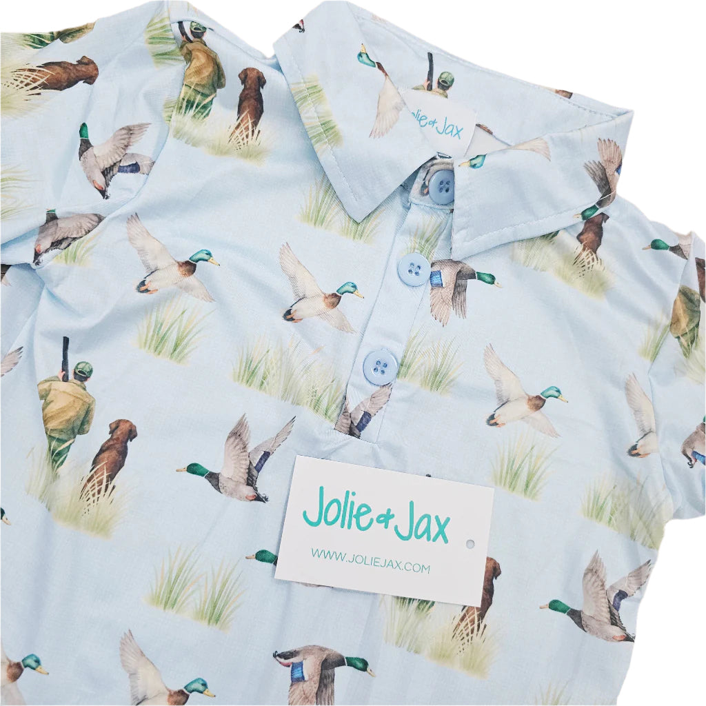 Duck and Lab Polo Shirt Kid's