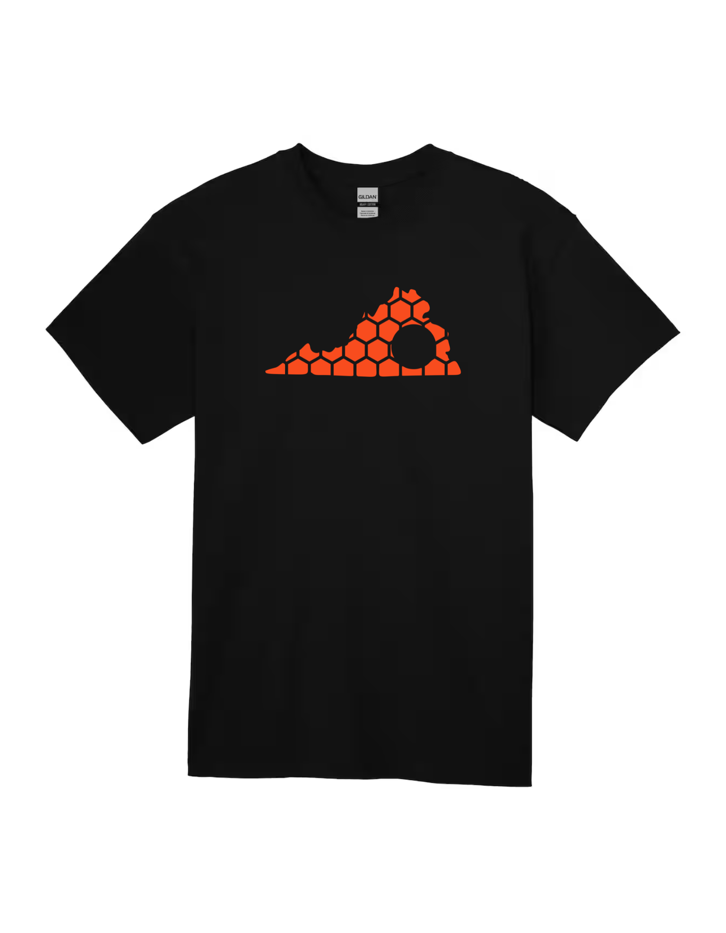 Virginia Honeycomb Crewneck T-Shirt-Rogue Magnolia Custom Designs