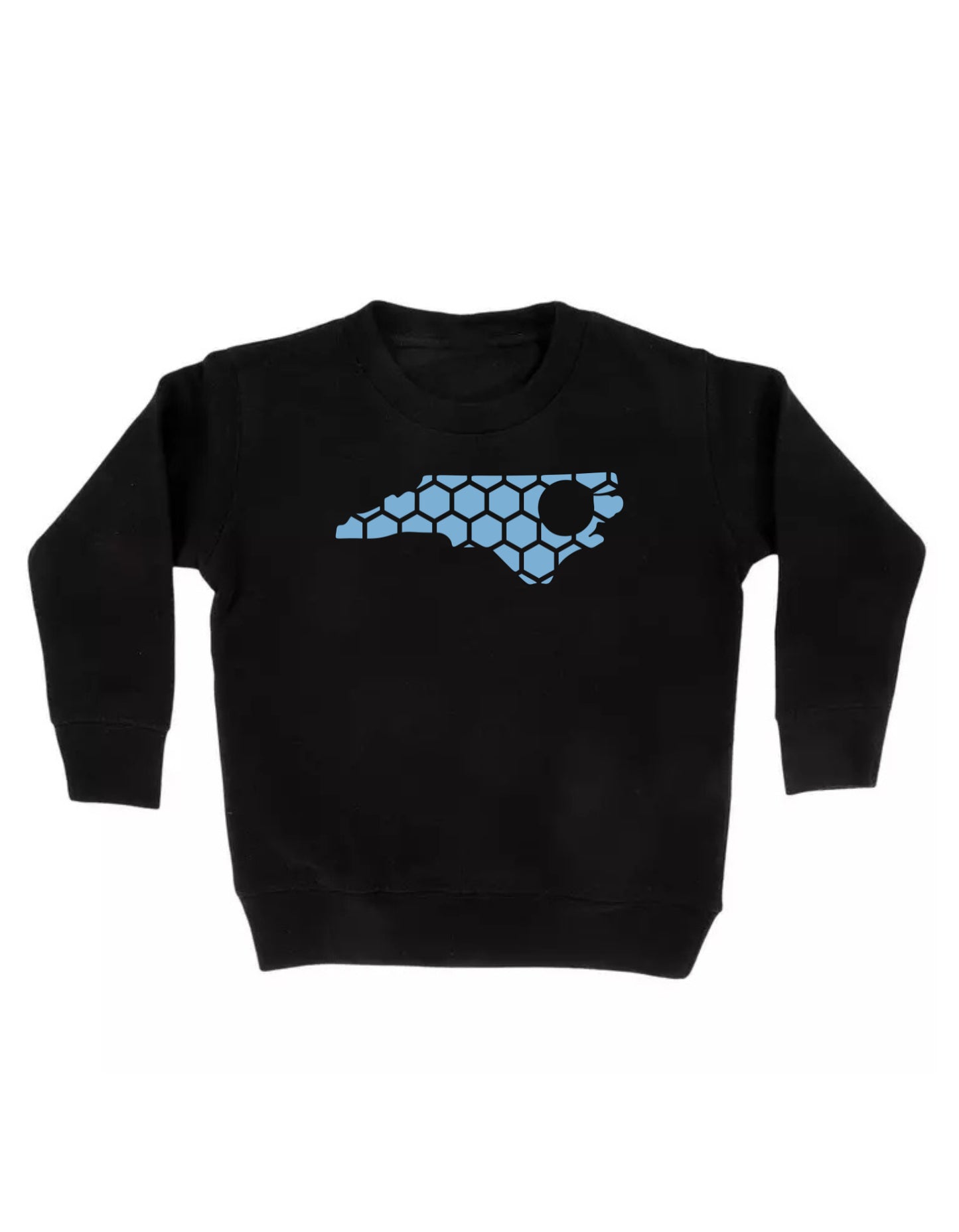 North Carolina Honeycomb Monogrammed Sweatshirt-Rogue Magnolia Custom Designs