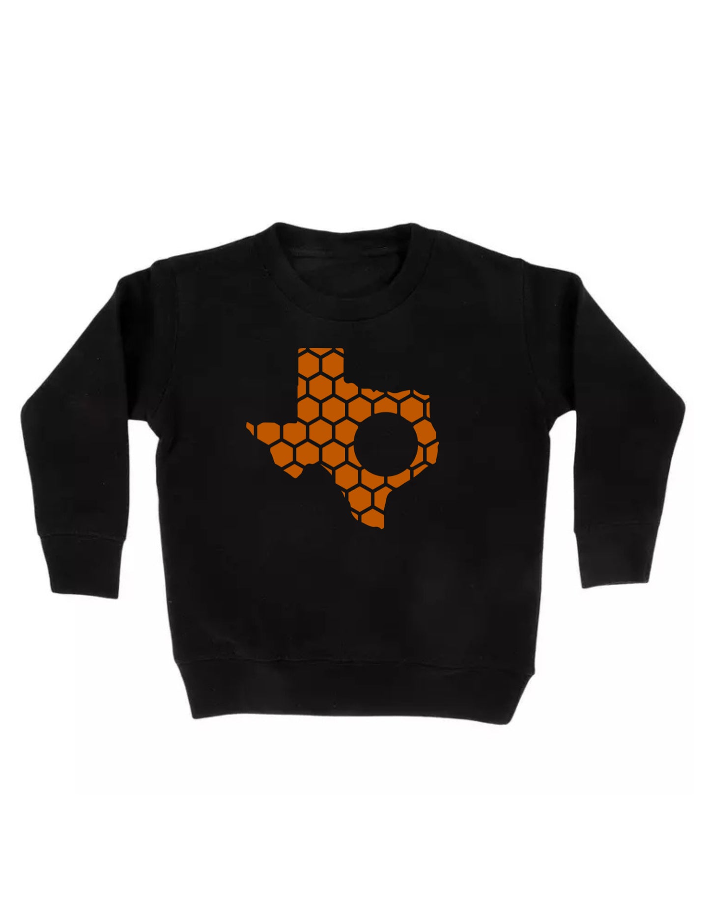 Texas Honeycomb Monogrammed Sweatshirt-Rogue Magnolia Custom Designs