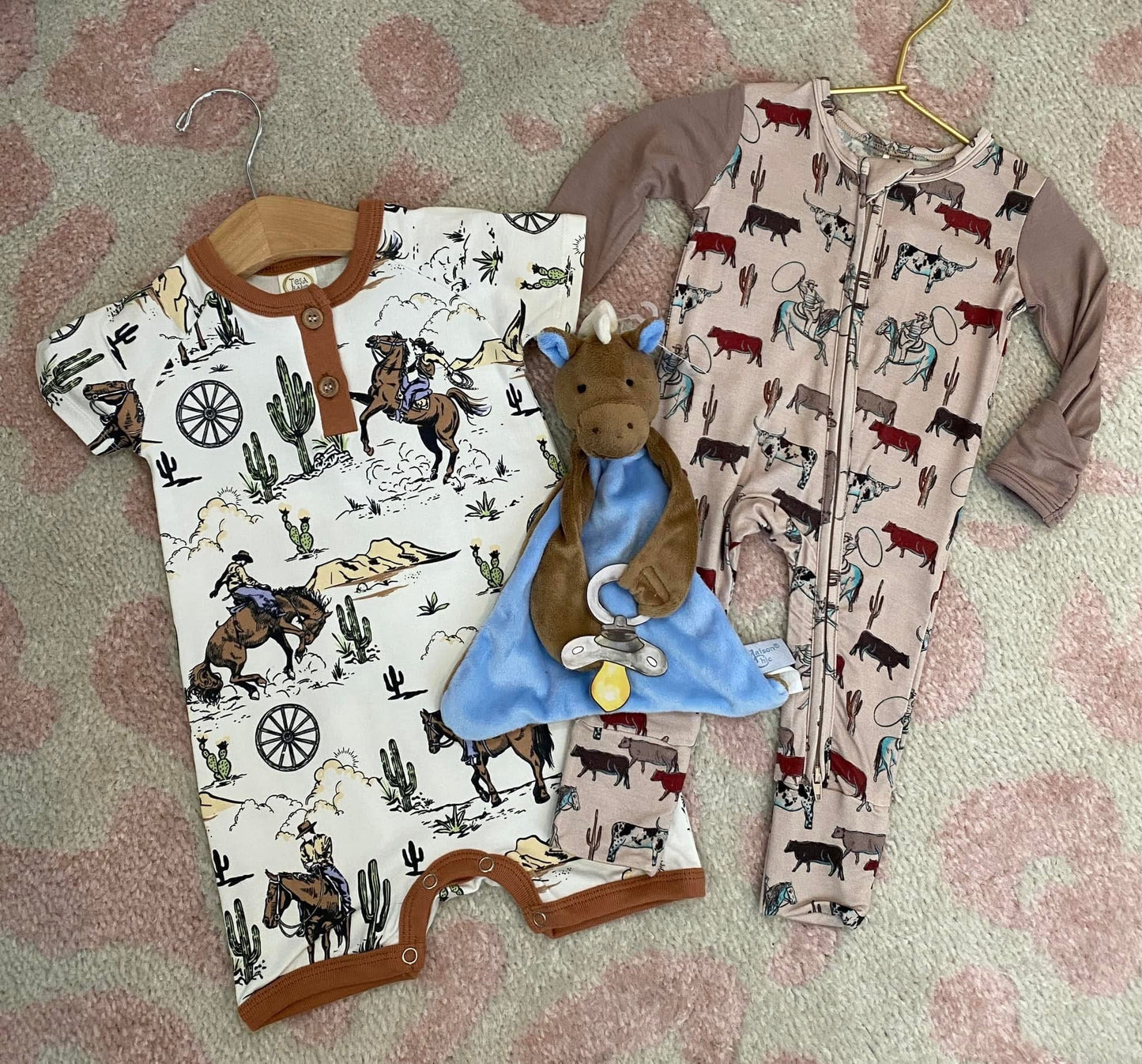 On The Range Cowboy Shortie Romper