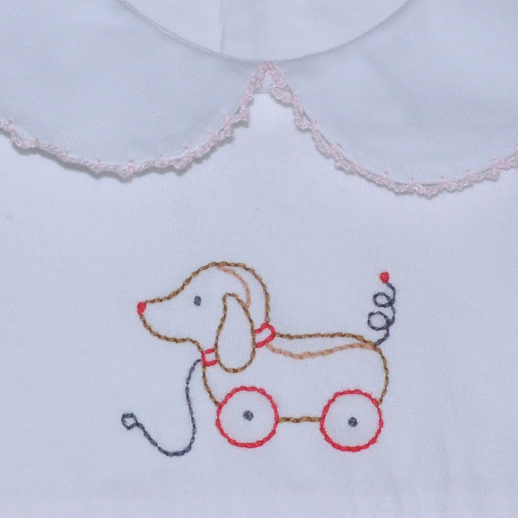 Pull-a-Long Puppy Bubble-Pink