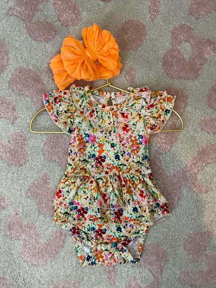 Wildflower Splash Flutter Onesie