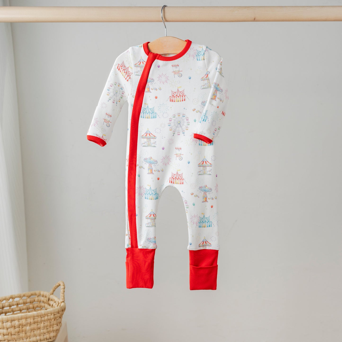 Carnival Magic Organic Cotton Pajama Set-Rogue Magnolia Custom Designs