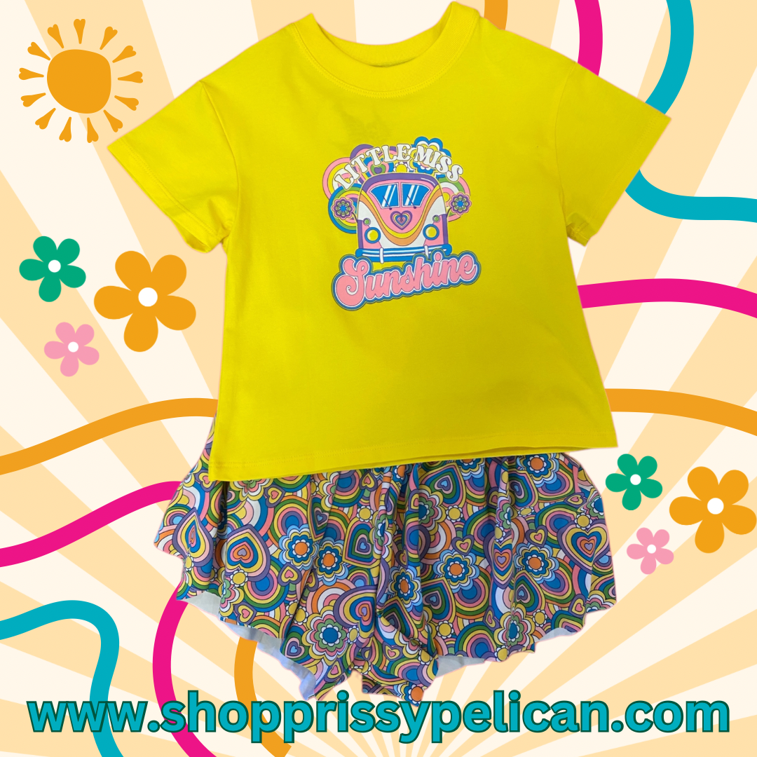 Groovy Hearts Top Knot Headband