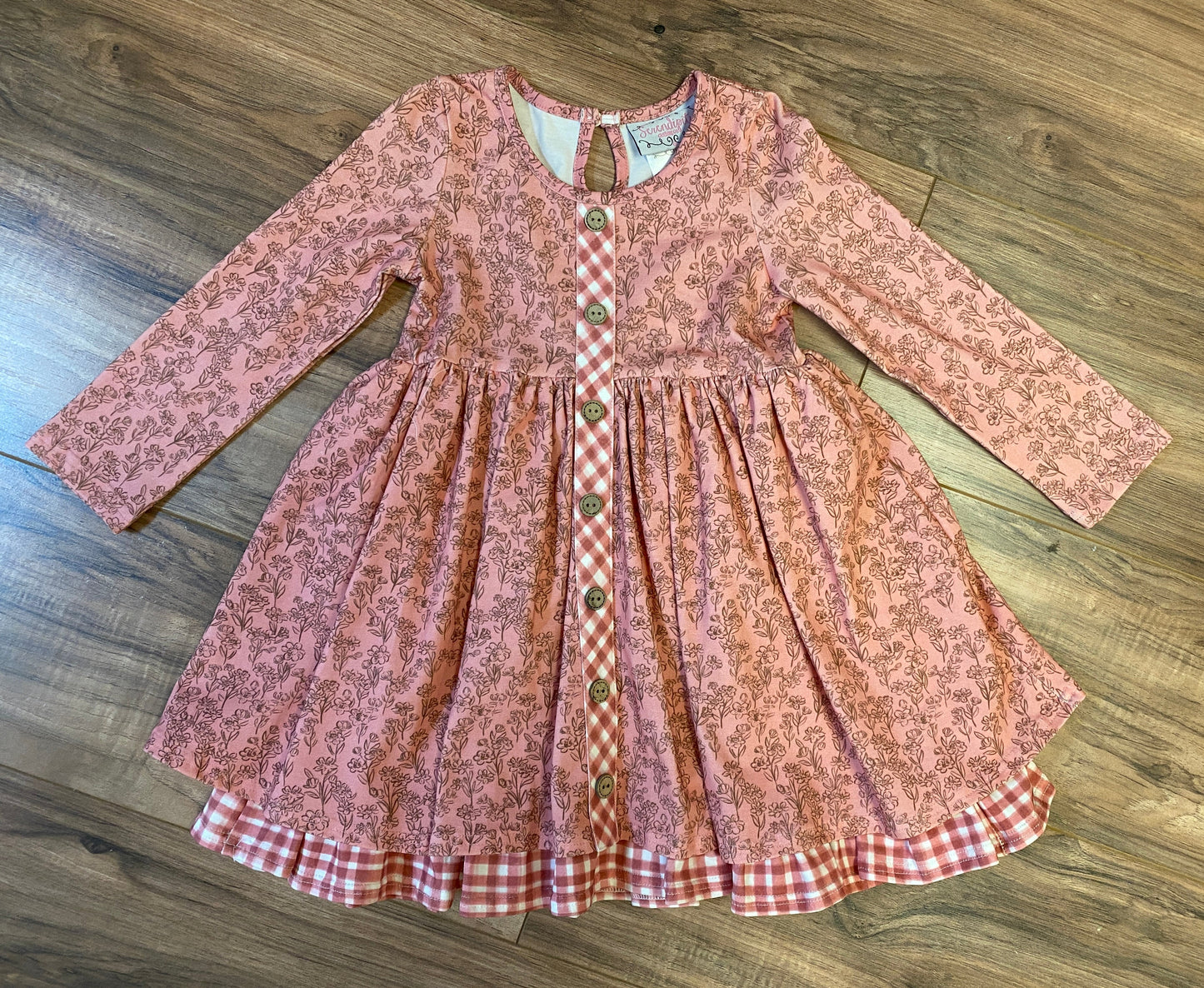 Pink Floral Dress
