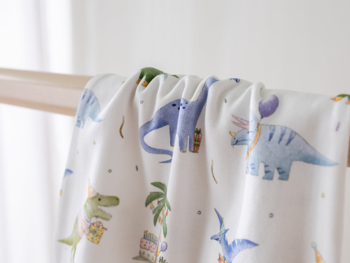 Dino-mite Birthday Organic Cotton Pajamas-Rogue Magnolia Custom Designs