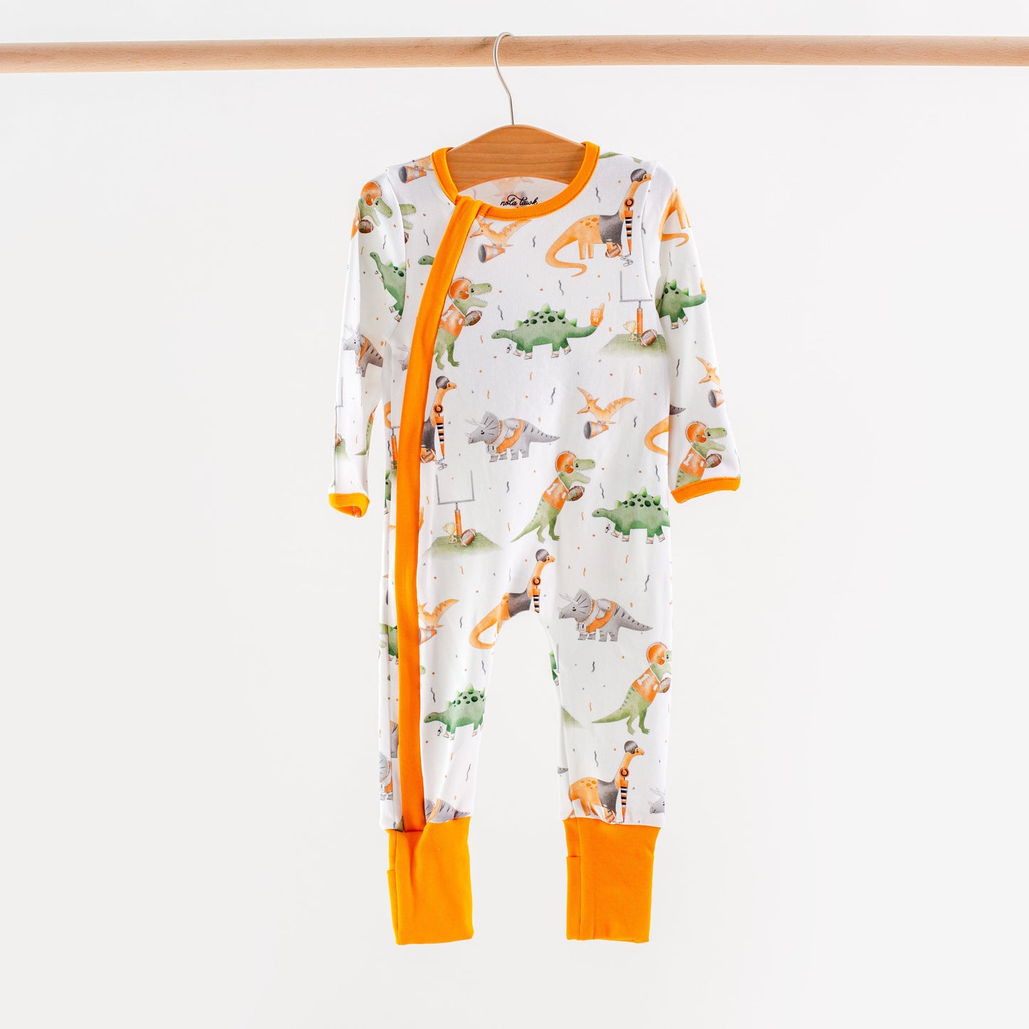 Tennessee Dinos All-Stars Organic Cotton Kids Pajamas-Rogue Magnolia Custom Designs