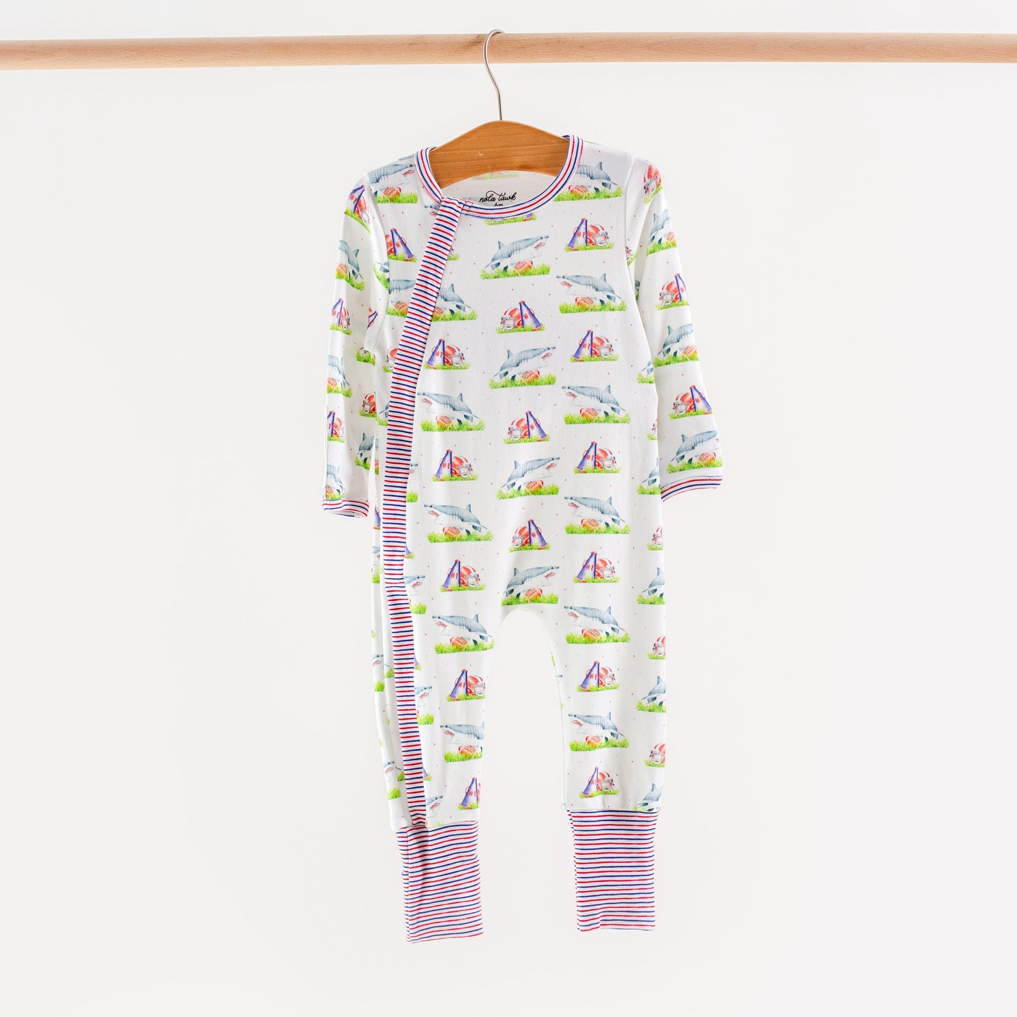 Mascot Mania in Ole Miss Organic Cotton Kids Pajamas-Rogue Magnolia Custom Designs