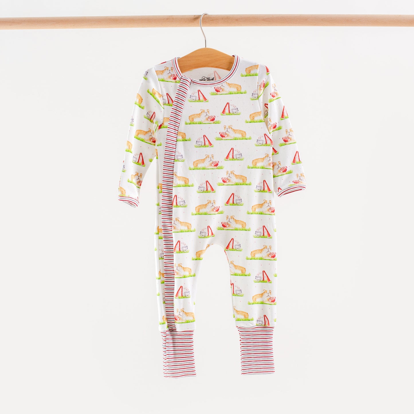 Mascot Mania in Mississippi Organic Cotton Kids Pajamas-Rogue Magnolia Custom Designs
