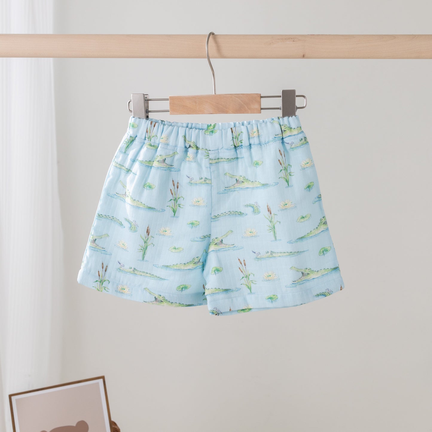 Gator Games Organic Muslin Shorts-Rogue Magnolia Custom Designs