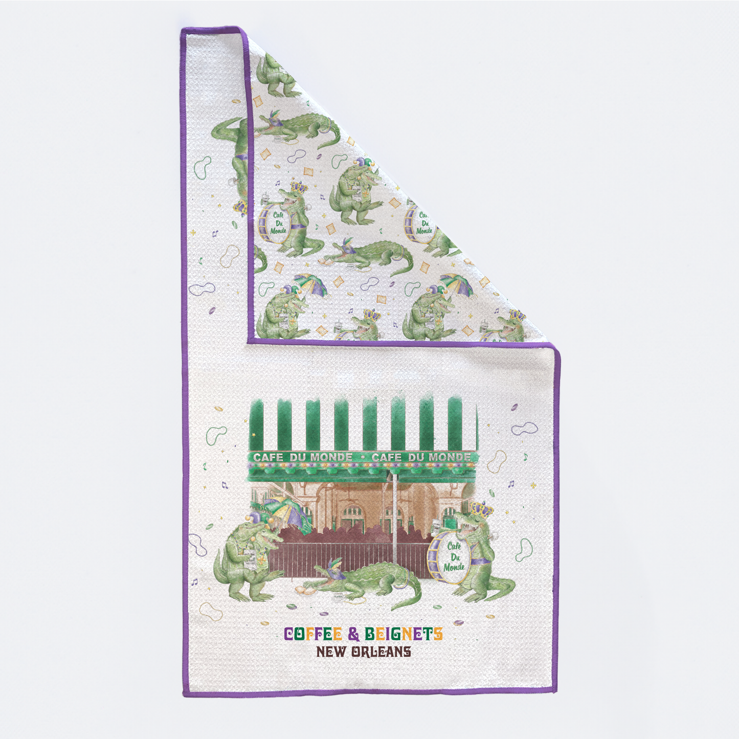 Breakfast with the Gators Kitchen Towel-Rogue Magnolia Custom Designs