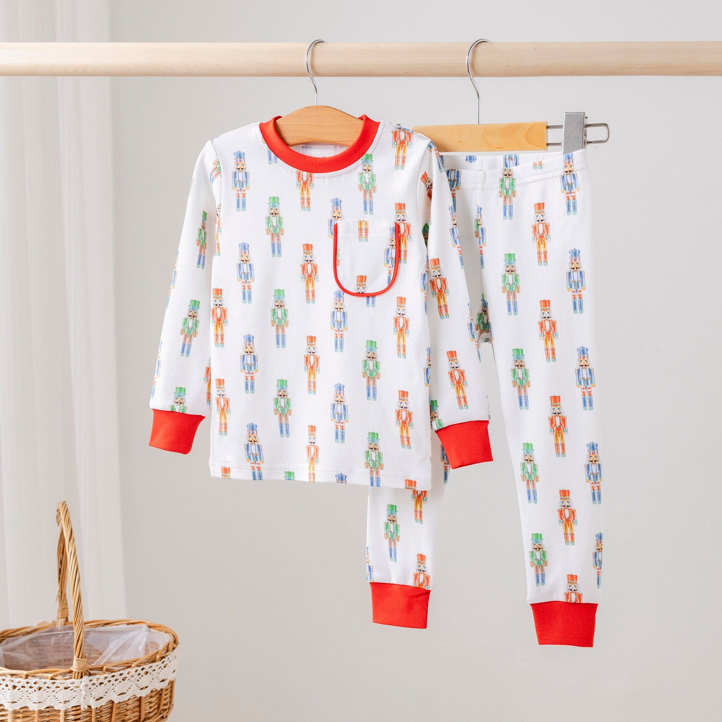 Nutty or Nice Organic Cotton Kids Pajamas-Rogue Magnolia Custom Designs