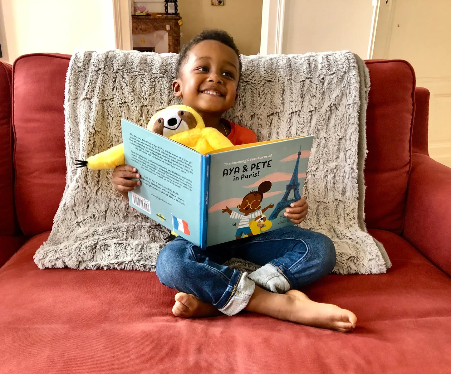 The Amazing Adventures of Aya & Pete in Paris! (Hardcover)-Rogue Magnolia Custom Designs