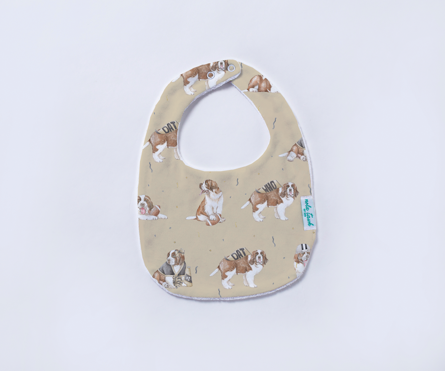 MVP: Louisiana Saints Cotton Bib-Rogue Magnolia Custom Designs