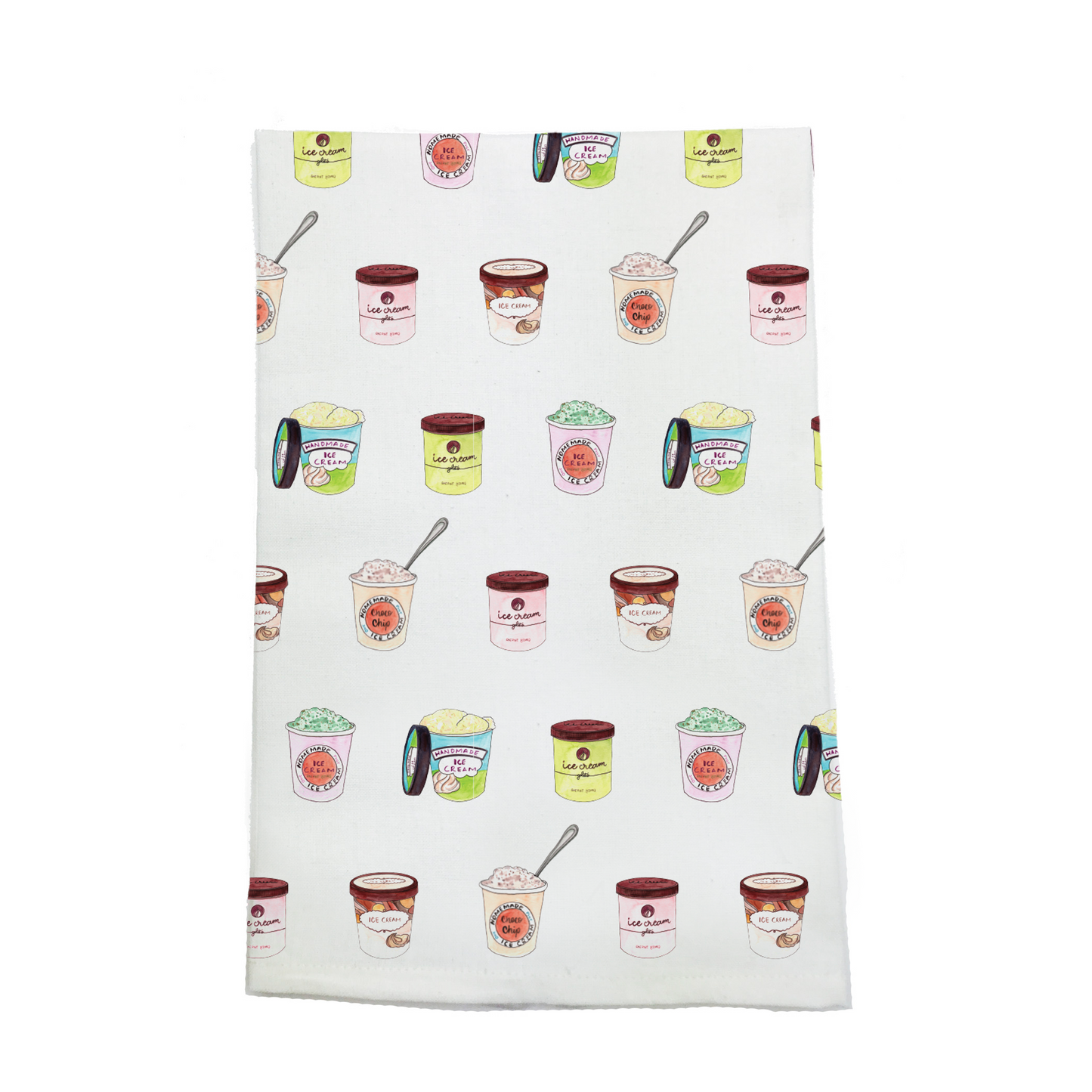 Here's the Scoop Organic Cotton Kitchen Towel-Rogue Magnolia Custom Designs