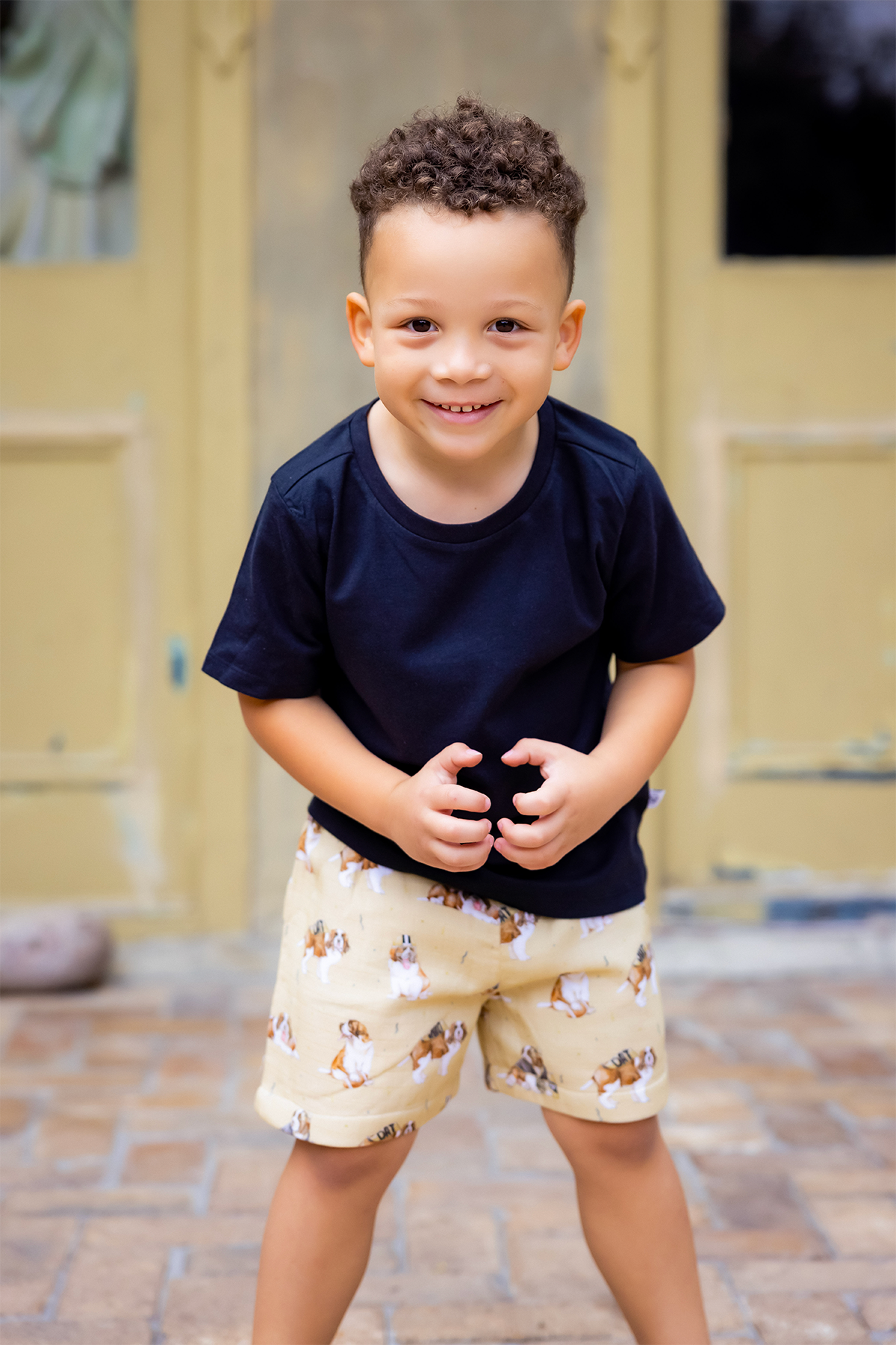 MVP: Louisiana Saints Organic Muslin Shorts-Rogue Magnolia Custom Designs