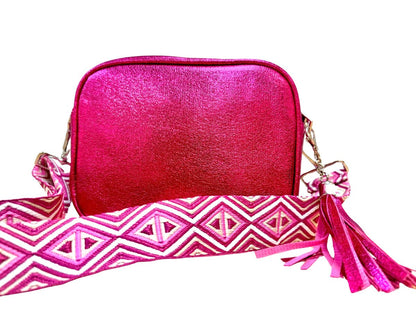 Metallic Crossbody Bag – Chic Girls’ & Tween Purse (4 Colors)