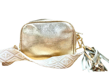 Metallic Crossbody Bag – Chic Girls’ & Tween Purse (4 Colors)