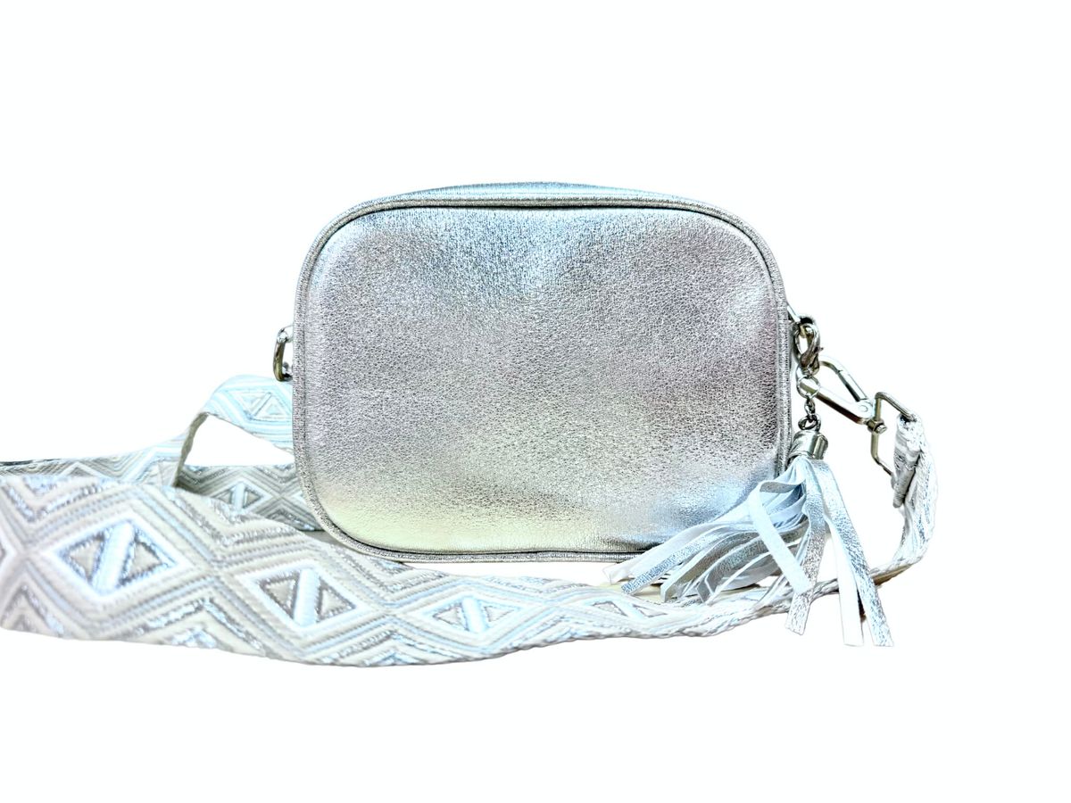 Metallic Crossbody Bag – Chic Girls’ & Tween Purse (4 Colors)