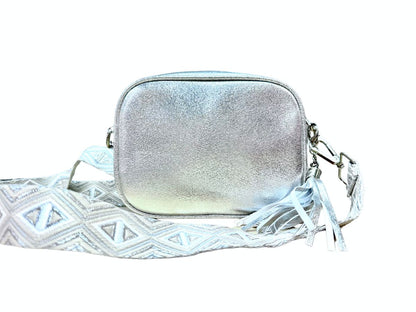 Metallic Crossbody Bag – Chic Girls’ & Tween Purse (4 Colors)