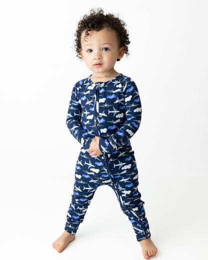 Airplane Poppy Convertible Romper