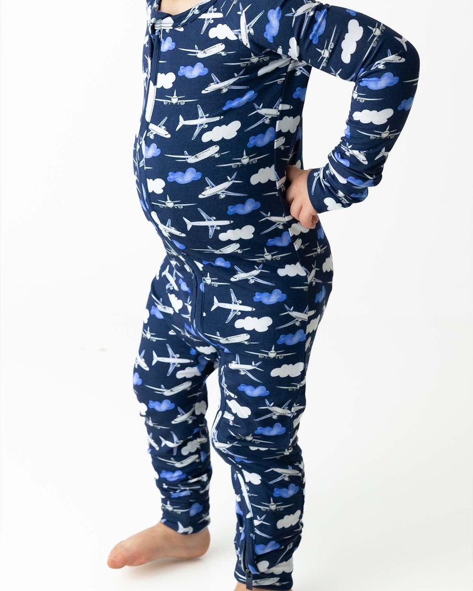 Airplane Poppy Convertible Romper