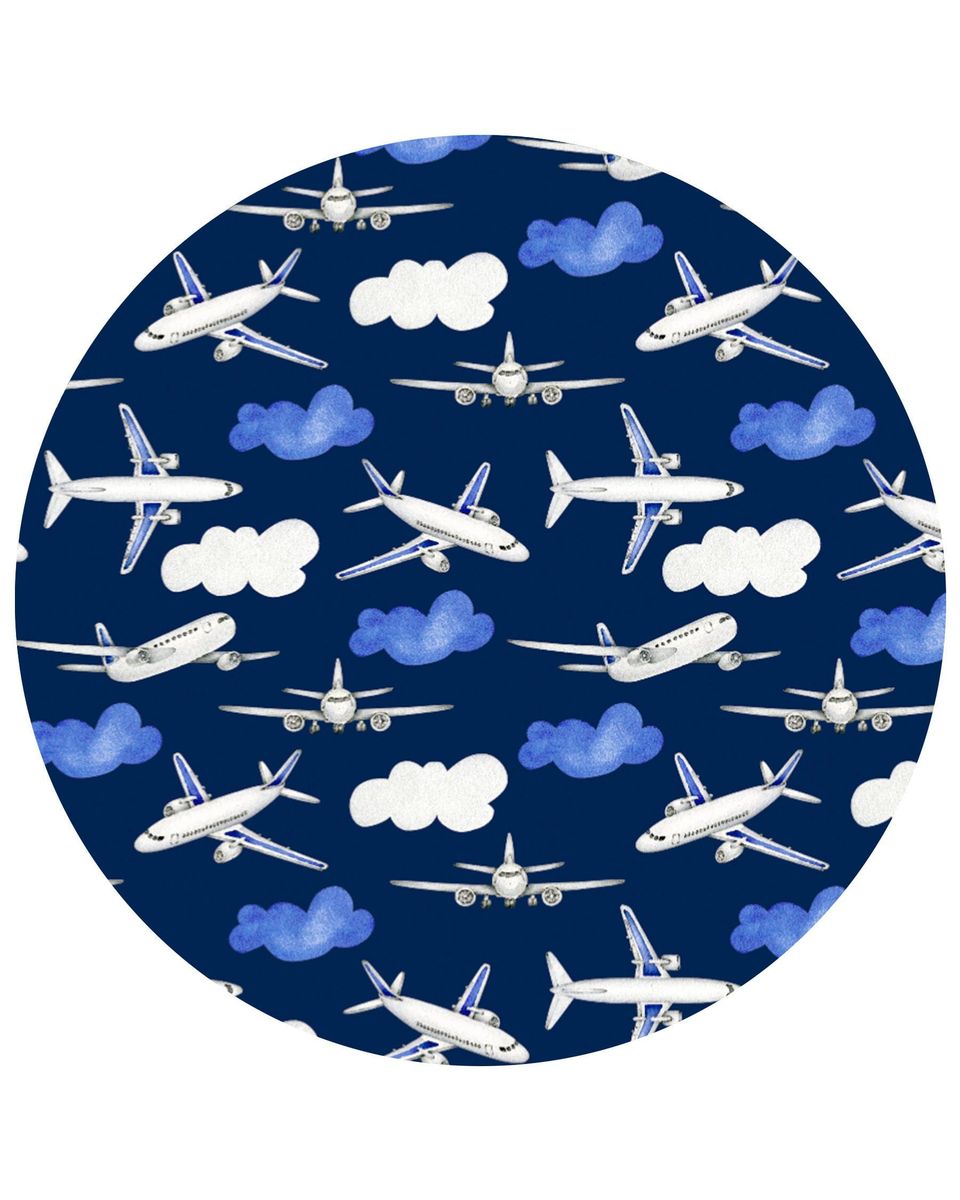 Airplane Zippered Footie