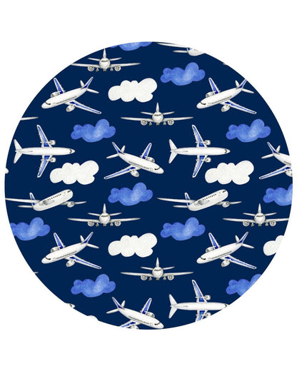 Airplane Zippered Footie