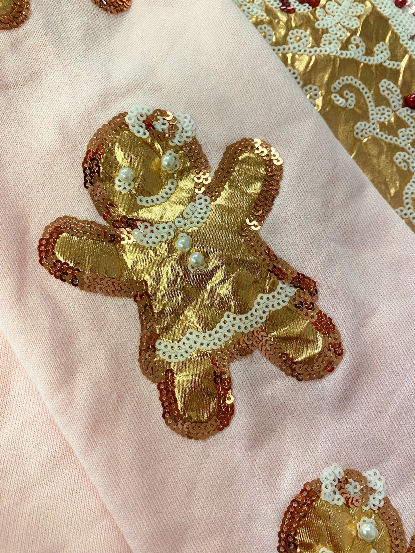 Gingerbread House Sequin Sweatshirt – Girls Holiday Pullover