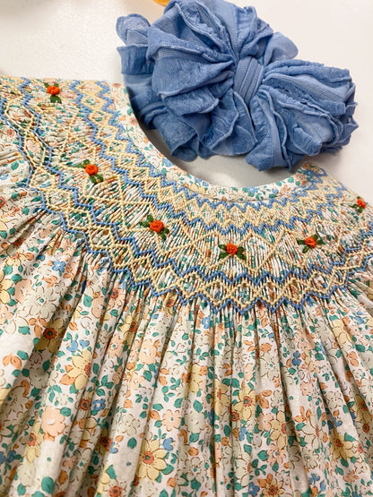 Merritt Floral Smocked Bubble