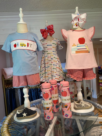 You Color My World Cotton Twirl Dress