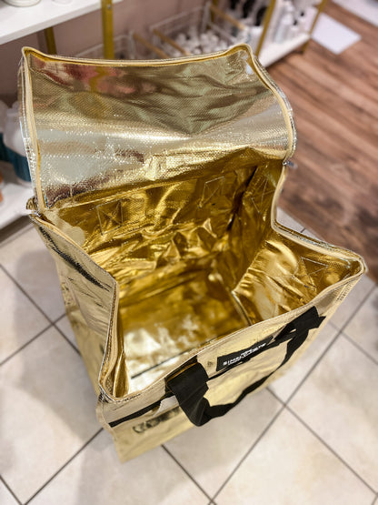 Simply Southern Rolling Tote Bag – Metallic Gold, Silver, or Black