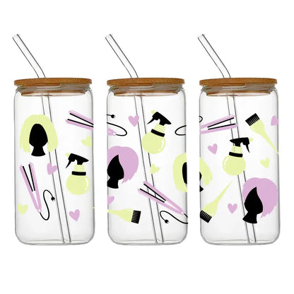 Hairstylist Acrylic Can Cups-Rogue Magnolia Custom Designs