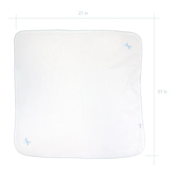 Paty Knit Receiving/Swaddle Blanket PINK