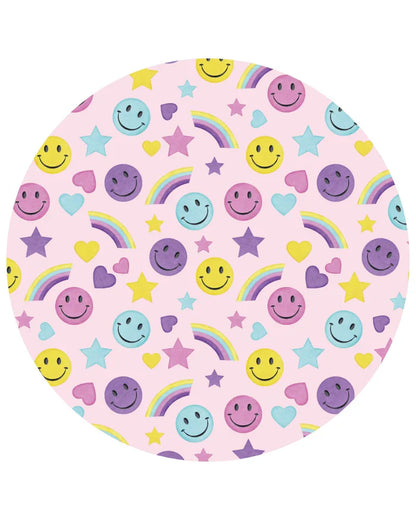 Smiley Rainbow Ruffled Zippered Footie – Bamboo Baby Sleeper
