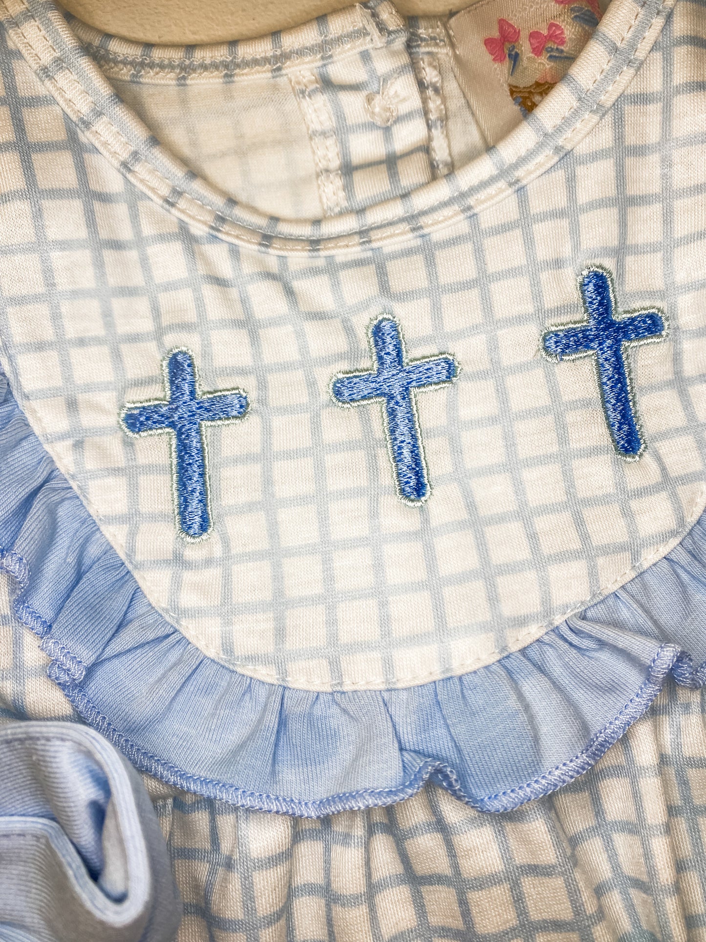 Cross Embroidery Girl Bubble