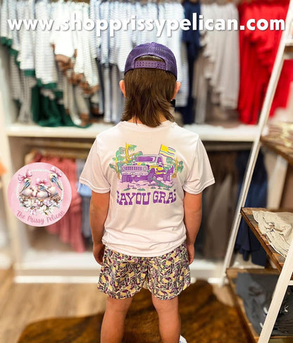 Bayou Gras Swamp Truck T-Shirt