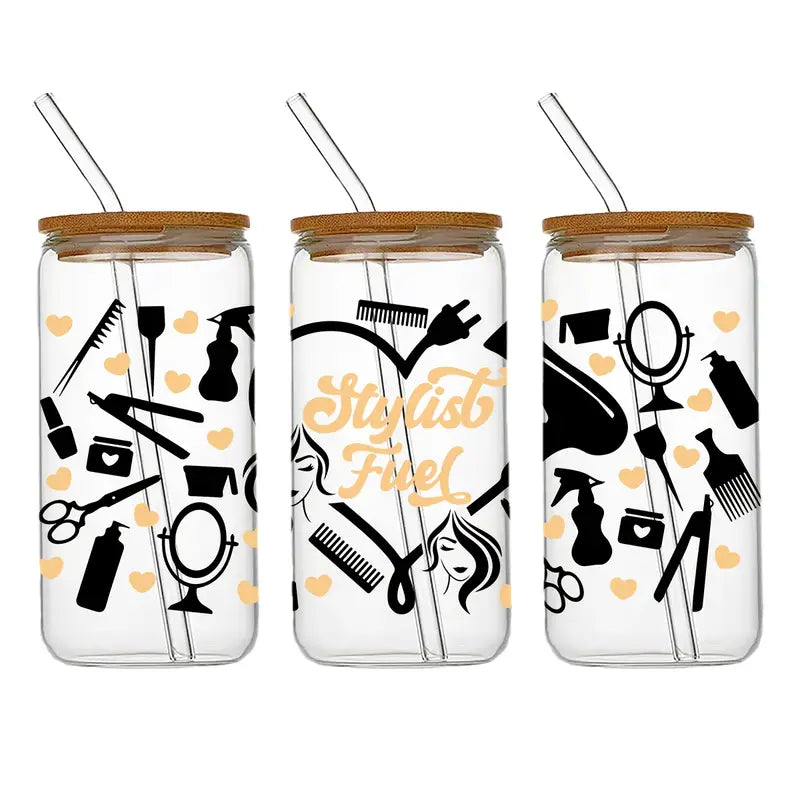 Hairstylist Acrylic Can Cups-Rogue Magnolia Custom Designs