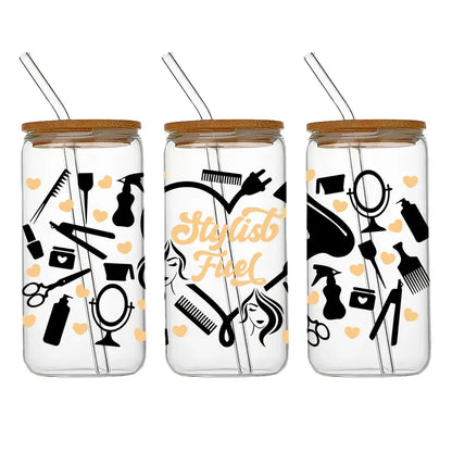 Hairstylist Acrylic Can Cups-Rogue Magnolia Custom Designs
