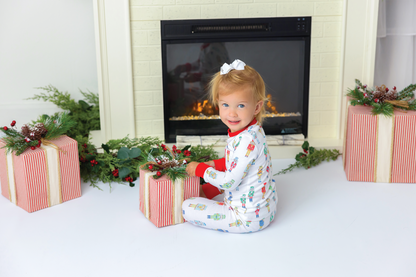 Nutty or Nice Organic Cotton Pajama Set-Rogue Magnolia Custom Designs