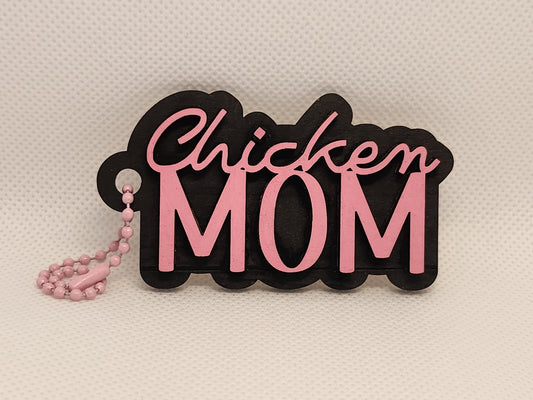 Chicken Mom Tag-Rogue Magnolia Custom Designs