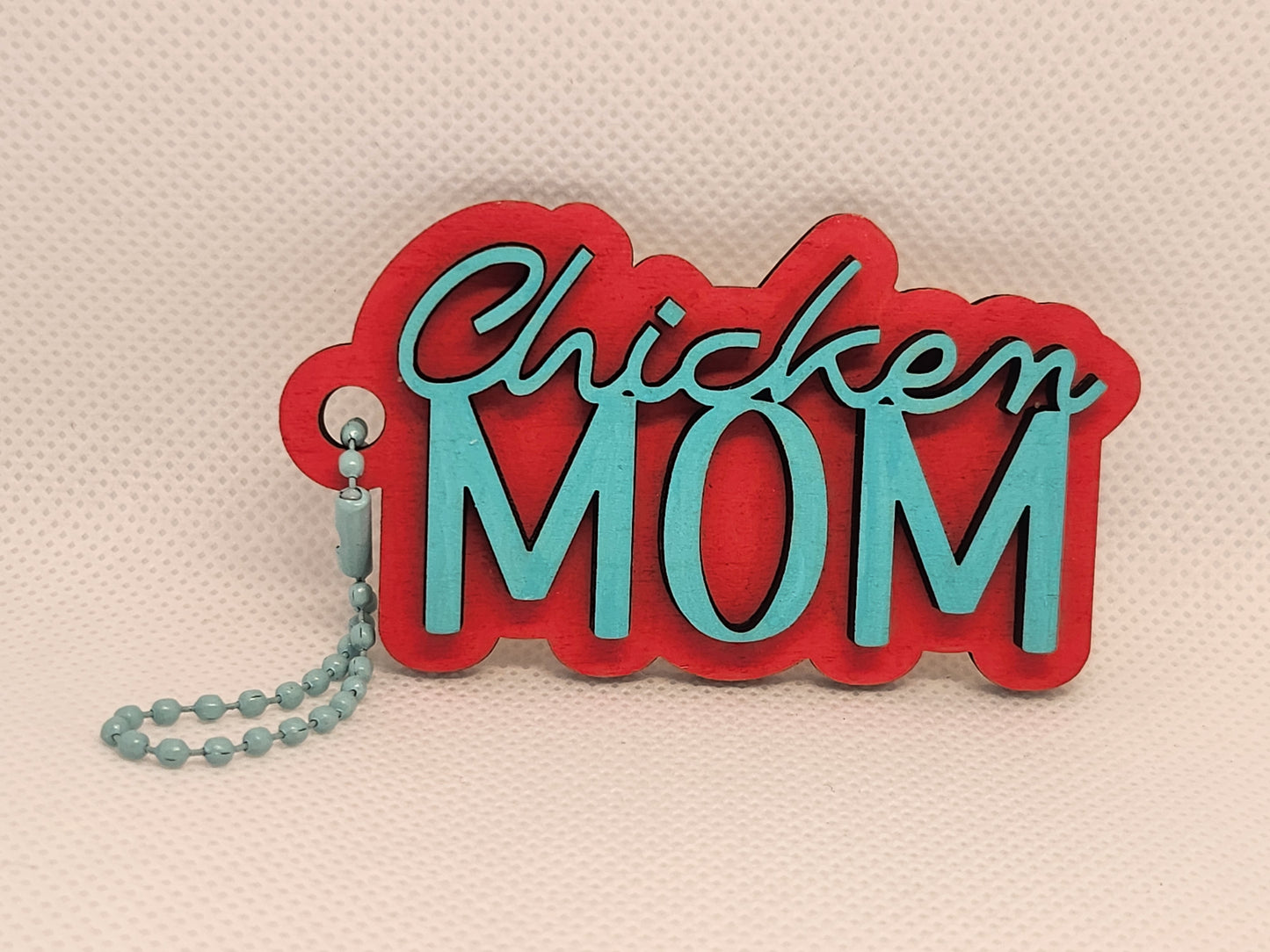 Chicken Mom Tag-Rogue Magnolia Custom Designs