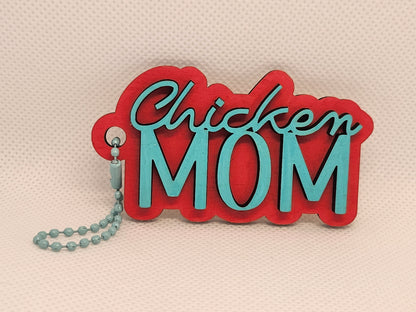 Chicken Mom Tag-Rogue Magnolia Custom Designs
