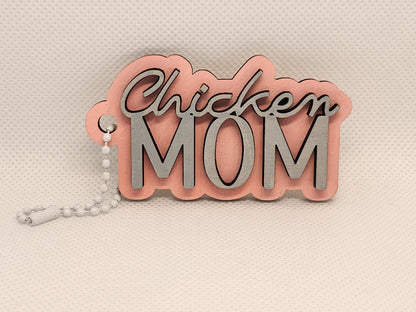 Chicken Mom Tag-Rogue Magnolia Custom Designs