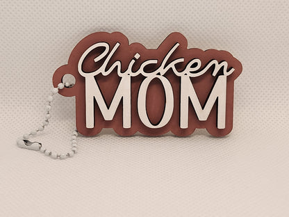 Chicken Mom Tag-Rogue Magnolia Custom Designs