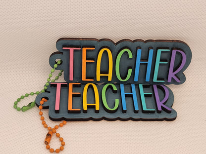Teacher Bag Tag-Rogue Magnolia Custom Designs