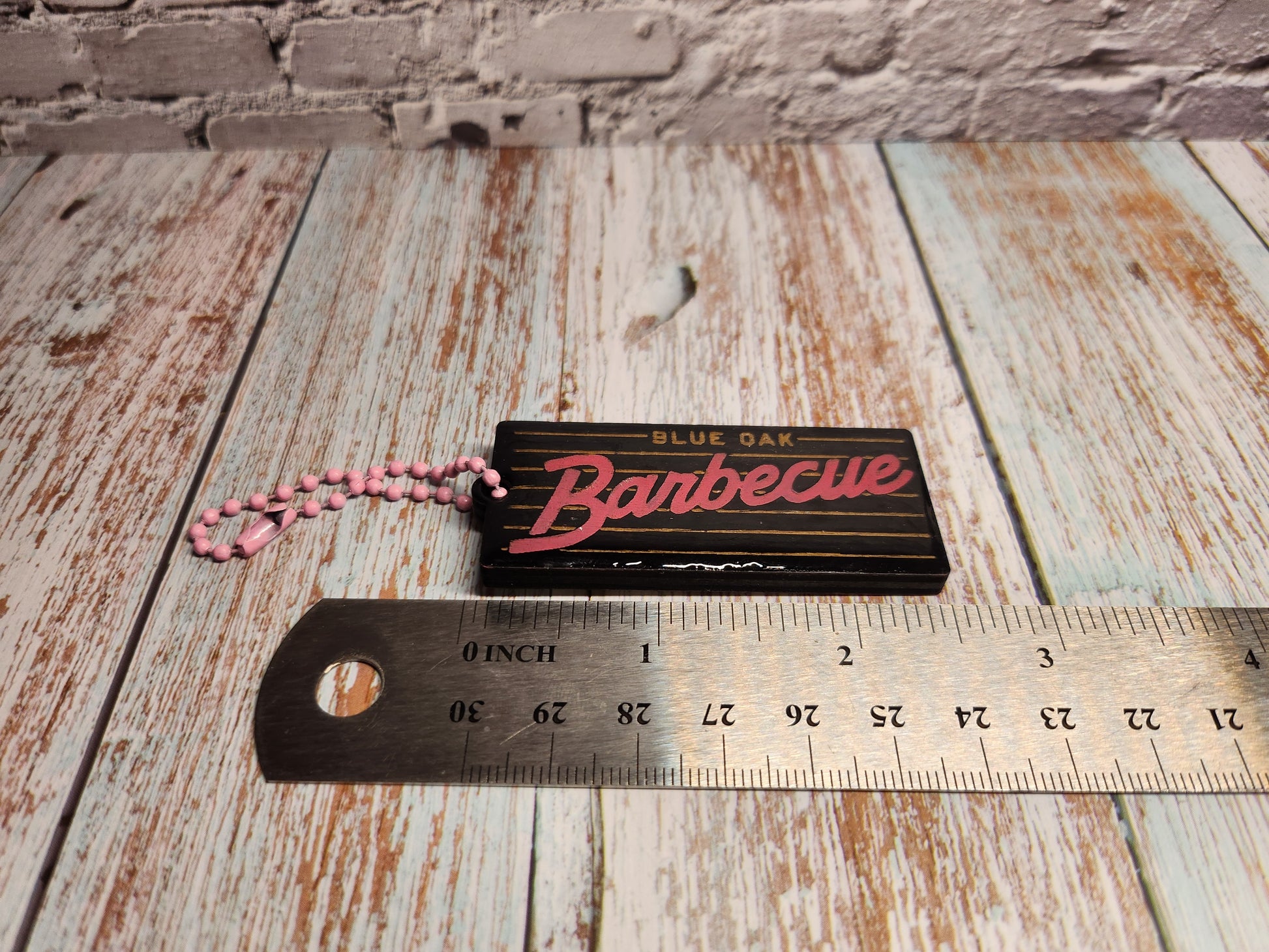 Blue Oak BBQ Keychains-Rogue Magnolia Custom Designs