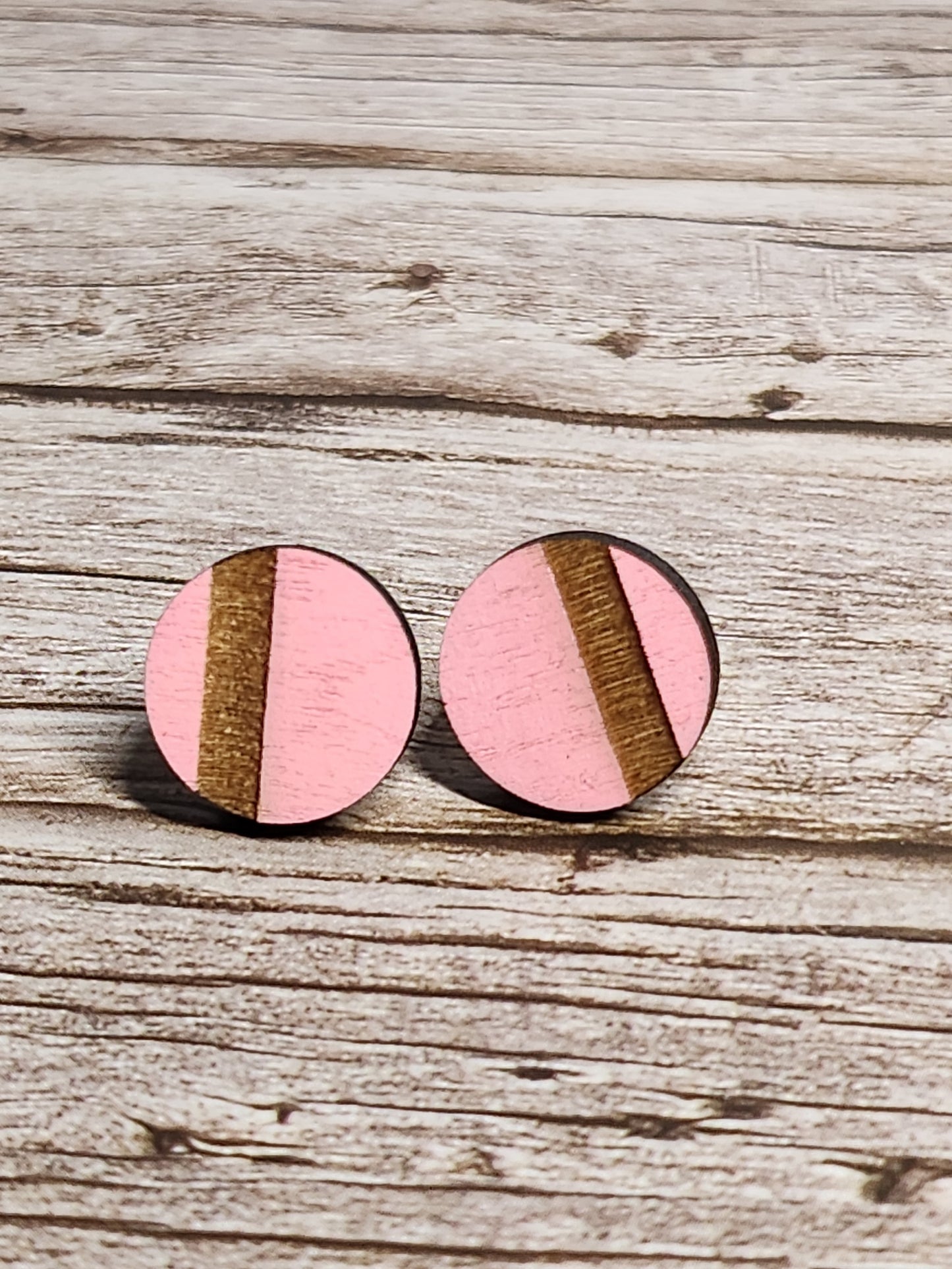 Lined Simplicity Stud Earrings-Rogue Magnolia Custom Designs