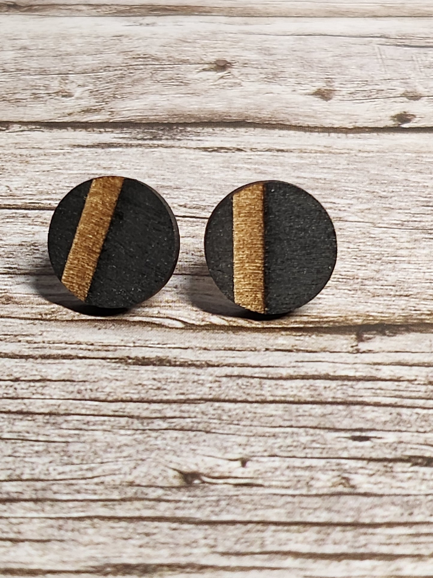 Lined Simplicity Stud Earrings-Rogue Magnolia Custom Designs